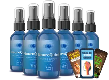 NeuroQuiet 6-bottle bundle with 3 free bonus guides